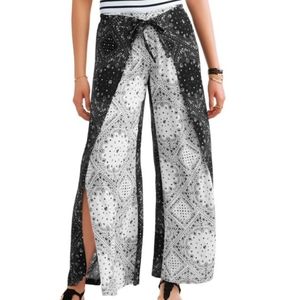 NWT Wrap Style Rayon Crinkle Soft Pants